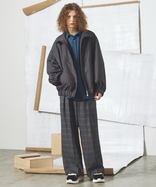 MAISON SPECIAL(メゾンスペシャル)の「《UNISEX》Tweed Prime-Over Long Sleeve Shirt/ツイードプライムオーバーレギュラーシャツ【MAISON SPECIAL/メゾンスペシャル】(シャツ/ブラウス・メンズ・ブラック/ブルー/グレー・2/0/1)」の8枚目の写真