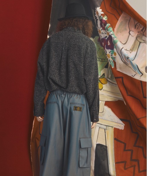 MAISON SPECIAL(メゾンスペシャル)の「《UNISEX》Tweed Prime-Over Long Sleeve Shirt/ツイードプライムオーバーレギュラーシャツ【MAISON SPECIAL/メゾンスペシャル】(シャツ/ブラウス・メンズ・ブラック/ブルー/グレー・2/0/1)」の20枚目の写真