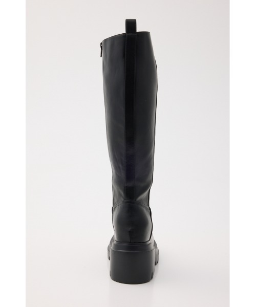 SLY(スライ)の「【美脚チートブーツ】SQUARE TOE KNEE BOOTS スクエアトゥニーブーツ 秋服 冬服(ブーツ・レディース・ブラウン/ブラック・SMALL/MEDIUM/LARGE)」の6枚目の写真