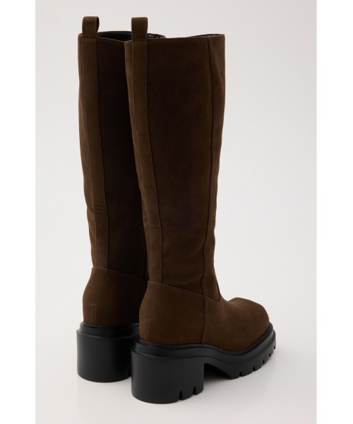 SLY(スライ)の「【美脚チートブーツ】SQUARE TOE KNEE BOOTS スクエアトゥニーブーツ 秋服 冬服(ブーツ・レディース・ブラウン/ブラック・SMALL/MEDIUM/LARGE)」の13枚目の写真