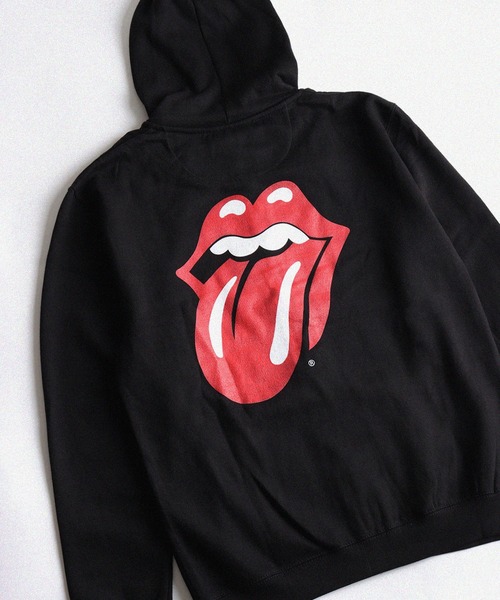 ROCK-OFF(ロックオフ)の「ROCKOFF THE ROLLING STONES ローリングストーンズ 裏起毛 バックプリント オーバーサイズ ジップパーカー(パーカー・メンズ・ブラック系その他/ブラック・M/XL/L)」の2枚目の写真