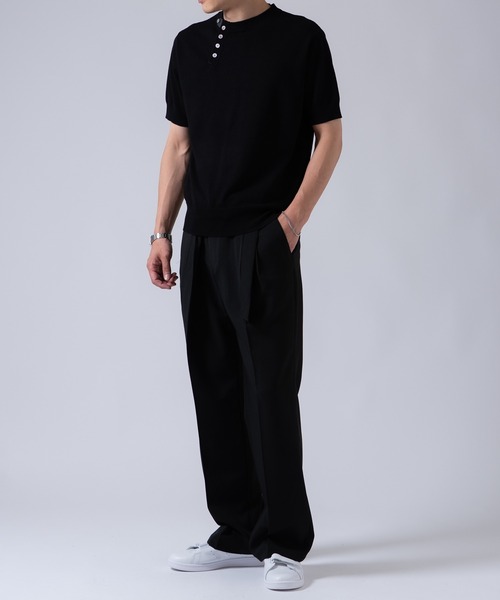 OXA(オグザ)の「ベルト付きスリムスラックス タックパンツ OXA(スラックス・メンズ・ベージュ/ブラック/チャコール・LARGE/MEDIUM)」の18枚目の写真