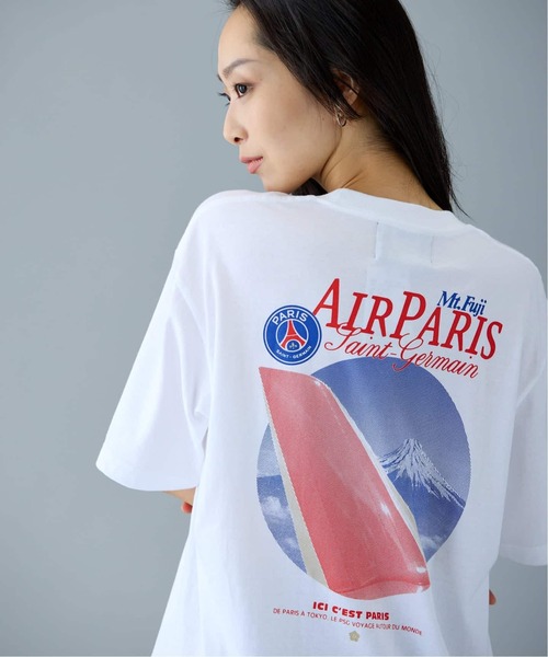 PARIS SAINT-GERMAIN(パリサンジェルマン)の「《追加》【Paris Saint-Germain / パリ・サン=ジェルマン】ICP TOKYO TEE Air Paris(Tシャツ/カットソー・メンズ・ホワイト/ネイビー・MEDIUM/X-LARGE/LARGE)」の15枚目の写真