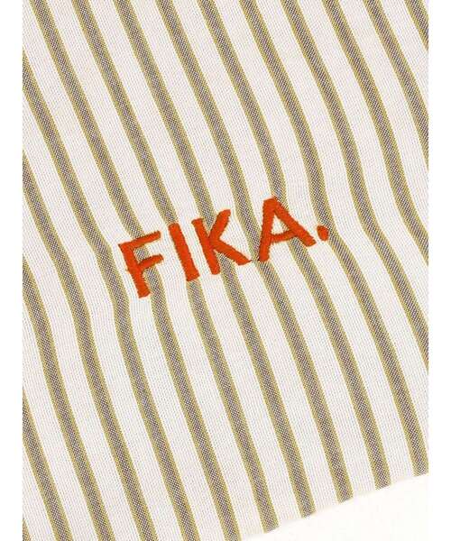 FIKA.（フィーカ）の「Striped gather tote bag（トートバッグ・レディース・ベージュ/ホワイト/グリーン系その他3/ブラック/パープル系その他・FREE）」の18枚目の写真