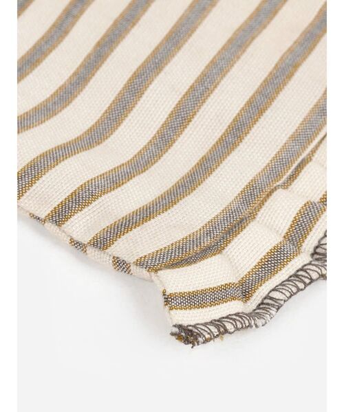 FIKA.（フィーカ）の「Striped gather tote bag（トートバッグ・レディース・ベージュ/ホワイト/グリーン系その他3/ブラック/パープル系その他・FREE）」の20枚目の写真