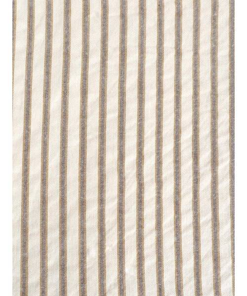 FIKA.（フィーカ）の「Striped gather tote bag（トートバッグ・レディース・ベージュ/ホワイト/グリーン系その他3/ブラック/パープル系その他・FREE）」の21枚目の写真