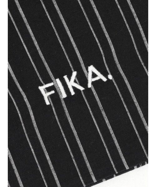FIKA.（フィーカ）の「Striped gather tote bag（トートバッグ・レディース・ベージュ/ホワイト/グリーン系その他3/ブラック/パープル系その他・FREE）」の22枚目の写真