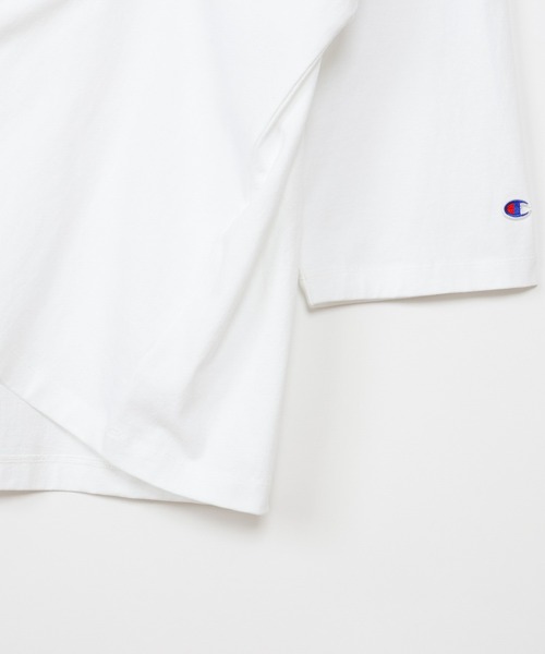 Champion（チャンピオン）の「【Champion/チャンピオン】メンズ ベーシック 3/4ラグランスリーブTシャツ（Tシャツ/カットソー・メンズ・ブラック/ホワイト/ホワイト×ブラック/グレー/ホワイト系その他2・X-LARGE/LARGE/MEDIUM）」の6枚目の写真