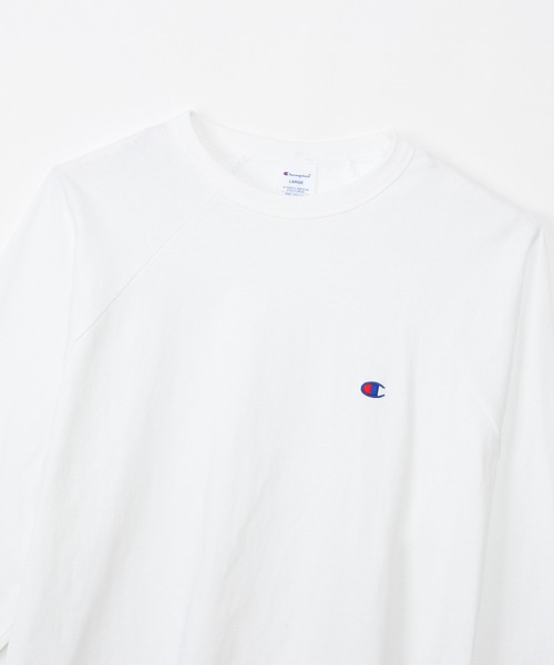 Champion（チャンピオン）の「【Champion/チャンピオン】メンズ ベーシック 3/4ラグランスリーブTシャツ（Tシャツ/カットソー・メンズ・ブラック/ホワイト/ホワイト×ブラック/グレー/ホワイト系その他2・X-LARGE/LARGE/MEDIUM）」の7枚目の写真