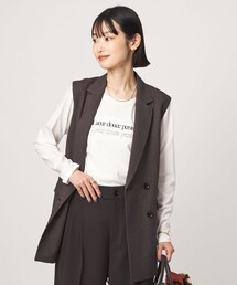 ロゴ ロングスリーブ カットソー