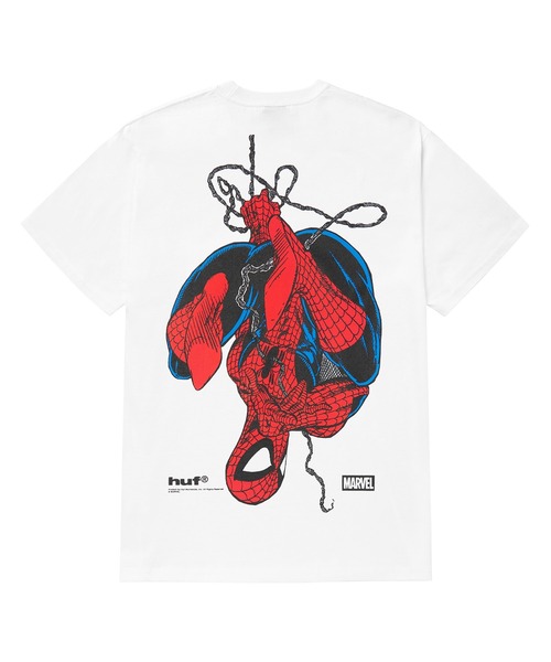 新品 HUF X SPIDER-MAN UPSIDE DOWN TEE Lサイズ HUF X SPIDER-MAN UPSIDE DOWN TEE（Tシャツ/カットソー）｜HUF（ハフ