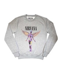 NIRVANA（ニルヴァーナ）の「NIRVANA / ニルヴァーナ  In Utero 公式ライセンス クルーネック プリントデザイン スウェット バンド ストリート ロック メンズ 2026年秋冬 秋服 冬服（スウェット）」