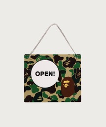 A BATHING APE(�A�x�C�V���O�G�C�v)��ABC CAMO OPEN / CLOSED SIGNBOARD(�C���e���A�G��)