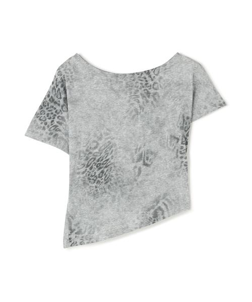 L.H.P(エルエイチピー)の「MMAVYTH/メヴィス/LEOPARD OFF-SHOULDER TOPS(Tシャツ/カットソー・レディース・アイボリー/ブラック・F)」の22枚目の写真
