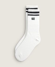VANS（バンズ）の「ライン クルーソックス / Stretch Logo Crew White VN000SZQWHT1（ソックス/靴下）」