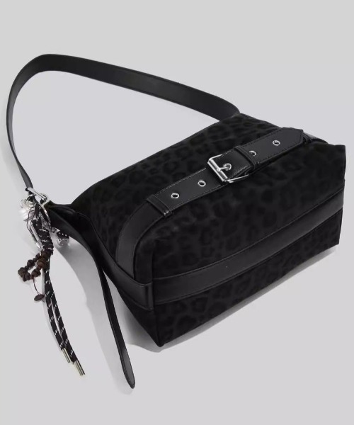SHERU(シェル)の「レオパードベルトデザインショルダーバッグ(ショルダーバッグ・レディース・ブラック/ブラウン・F)」の13枚目の写真