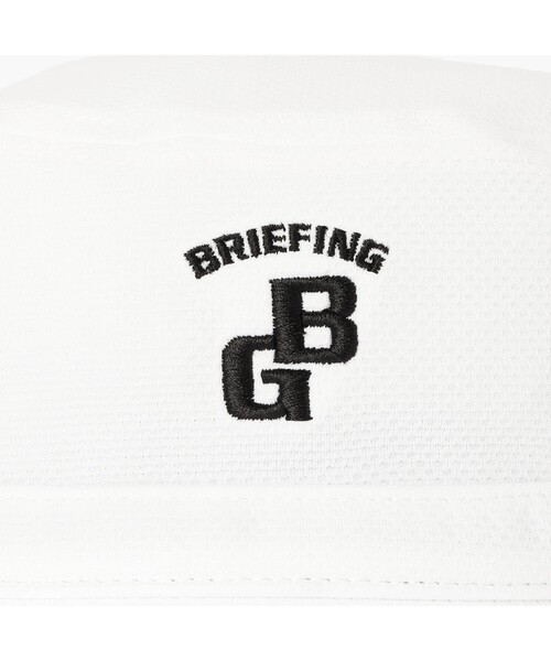 BRIEFING(ブリーフィング)の「【BRIEFING GOLF/ブリーフィングゴルフ】CR MEN’S COOLCORE BG LOGO HAT(ハット・メンズ・ホワイト・FREE)」の2枚目の写真