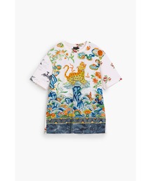Desigual（デシグアル）の「マルチテキスタイルパネルブロック半袖Tシャツ（Tシャツ/カットソー）」