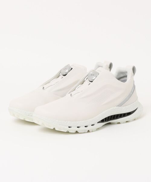 ECCO(エコー)の「ECCO 売れ筋 GOLF BIOM C5 メンズ 本革 ゴルフシューズ 防水(ドレスシューズ・メンズ・ホワイト・42)」の1枚目の写真