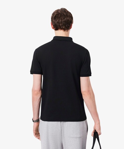 LACOSTE（ラコステ）の「ネームジャカードカラーポロシャツ（ポロシャツ・メンズ・ライトブルー/ホワイト/ブラック・2/3/4/5）」の6枚目の写真
