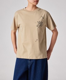 ウィメンズ "Safty pins" 半袖Tシャツ / 265229 232V