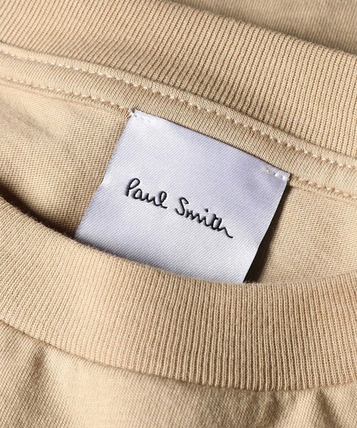 Paul Smith(ポールスミス)の「ウィメンズ "Safty pins" 半袖Tシャツ / 265229 232V(Tシャツ/カットソー・レディース・グレイッシュブルー/ライトベージュ・MEDIUM)」の4枚目の写真