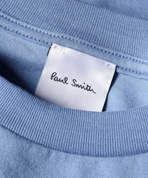 Paul Smith(ポールスミス)の「ウィメンズ "Safty pins" 半袖Tシャツ / 265229 232V(Tシャツ/カットソー・レディース・グレイッシュブルー/ライトベージュ・MEDIUM)」の11枚目の写真