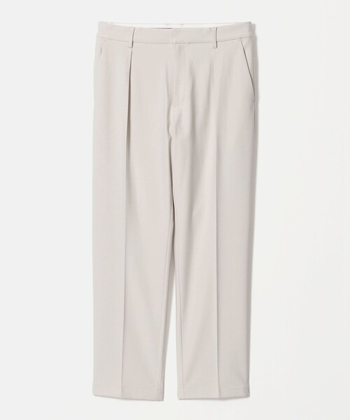 UNITED ARROWS GOLF(ユナイテッドアローズゴルフ)の「メンズ ブラッシュド 1プリーツ スラックス ストレッチ(スラックス・メンズ・グレー系/オフホワイト・XL/L/M)」の1枚目の写真