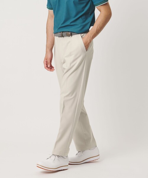 UNITED ARROWS GOLF(ユナイテッドアローズゴルフ)の「メンズ ブラッシュド 1プリーツ スラックス ストレッチ(スラックス・メンズ・グレー系/オフホワイト・XL/L/M)」の10枚目の写真