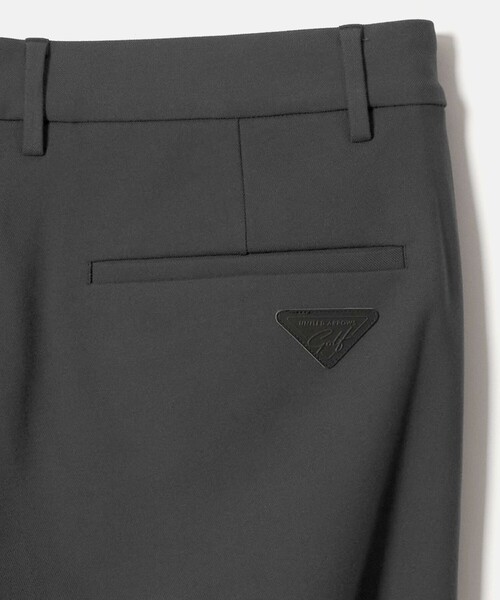 UNITED ARROWS GOLF(ユナイテッドアローズゴルフ)の「メンズ ブラッシュド 1プリーツ スラックス ストレッチ(スラックス・メンズ・グレー系/オフホワイト・XL/L/M)」の18枚目の写真