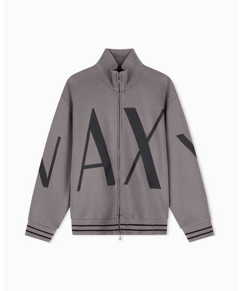 ARMANI EXCHANGE(アルマーニエクスチェンジ)の「【A|X アルマーニ エクスチェンジ】ボールドロゴ ジップアップスウェットシャツ(スウェット・メンズ・ブラック/グレイッシュベージュ・LARGE/MEDIUM/SMALL/X-LARGE/X-SMALL)」の7枚目の写真
