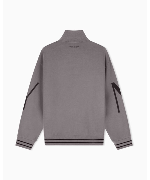 ARMANI EXCHANGE(アルマーニエクスチェンジ)の「【A|X アルマーニ エクスチェンジ】ボールドロゴ ジップアップスウェットシャツ(スウェット・メンズ・ブラック/グレイッシュベージュ・LARGE/MEDIUM/SMALL/X-LARGE/X-SMALL)」の8枚目の写真