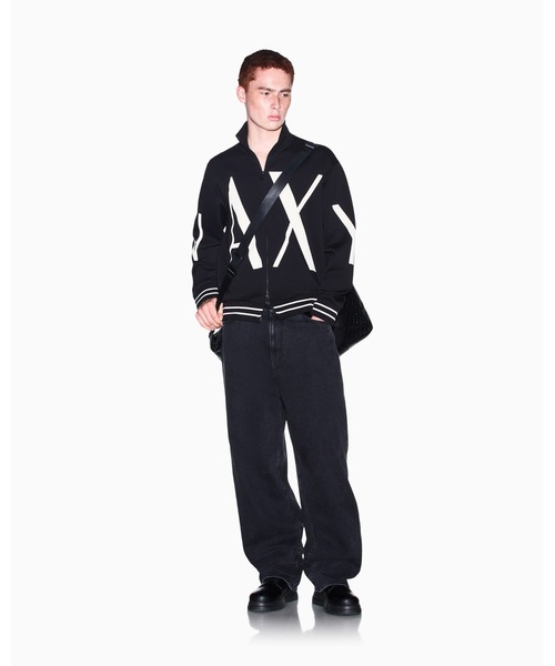ARMANI EXCHANGE(アルマーニエクスチェンジ)の「【A|X アルマーニ エクスチェンジ】ボールドロゴ ジップアップスウェットシャツ(スウェット・メンズ・ブラック/グレイッシュベージュ・LARGE/MEDIUM/SMALL/X-LARGE/X-SMALL)」の13枚目の写真