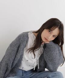 フラッフィーＶネックカーディガン
