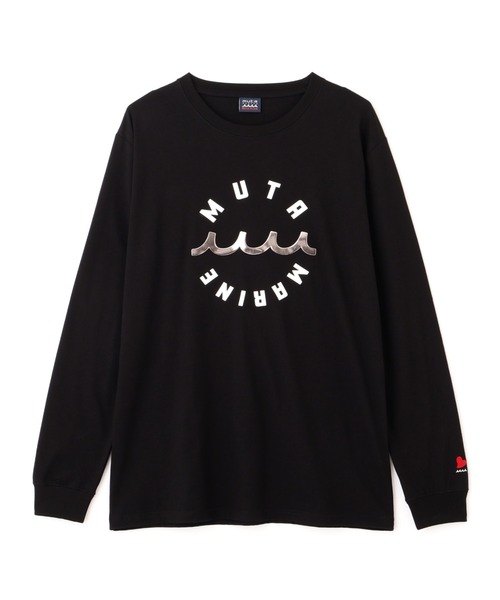 muta marine(ムータ・マリン)の「muta MARINE/ムータ マリン/別注Circle MM Metal Wave LS(Tシャツ/カットソー・メンズ・ブラック/ホワイト・LARGE/X-LARGE/MEDIUM)」の19枚目の写真