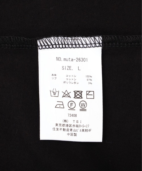 muta marine(ムータ・マリン)の「muta MARINE/ムータ マリン/別注Circle MM Metal Wave LS(Tシャツ/カットソー・メンズ・ブラック/ホワイト・LARGE/X-LARGE/MEDIUM)」の22枚目の写真