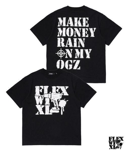 XLARGE(エクストララージ)の「XLARGE×FLEXWITME S/S TEE(Tシャツ/カットソー・メンズ・ブラック/ホワイト・S/M/L/XL)」の2枚目の写真