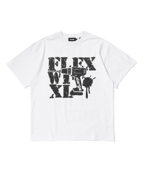 XLARGE(エクストララージ)の「XLARGE×FLEXWITME S/S TEE(Tシャツ/カットソー・メンズ・ブラック/ホワイト・S/M/L/XL)」の9枚目の写真