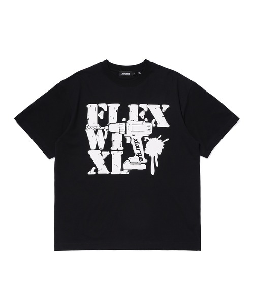 XLARGE(エクストララージ)の「XLARGE×FLEXWITME S/S TEE(Tシャツ/カットソー・メンズ・ブラック/ホワイト・S/M/L/XL)」の11枚目の写真