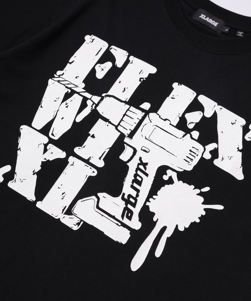 XLARGE(エクストララージ)の「XLARGE×FLEXWITME S/S TEE(Tシャツ/カットソー・メンズ・ブラック/ホワイト・S/M/L/XL)」の13枚目の写真