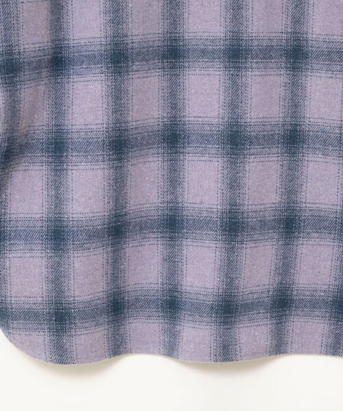 MAQWEL(マクウェル)の「【MAQWEL/マクウェル】オンブレーチェックオーバーシャツジャケット(シャツ/ブラウス・レディース・グリーン系その他4/パープル系その他4・FREE)」の15枚目の写真