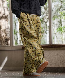 CAMBIO（カンビオ）の「mp15417- 幾何学柄ゴブランワイドパンツ（その他パンツ）」