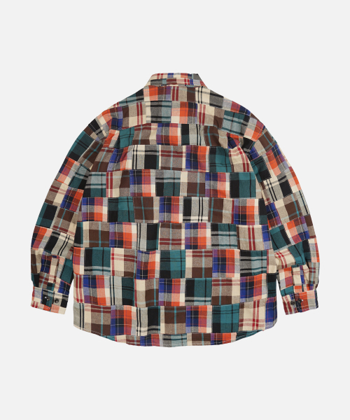 FRIZMWORKS(フリズムワークス)の「MADRAS PATCHWORK RELAXED SHIRT _ BEIGE(シャツ/ブラウス・メンズ・その他・SMALL/MEDIUM/LARGE/X-LARGE)」の2枚目の写真