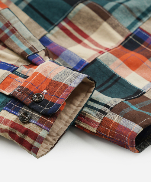 FRIZMWORKS(フリズムワークス)の「MADRAS PATCHWORK RELAXED SHIRT _ BEIGE(シャツ/ブラウス・メンズ・その他・SMALL/MEDIUM/LARGE/X-LARGE)」の6枚目の写真