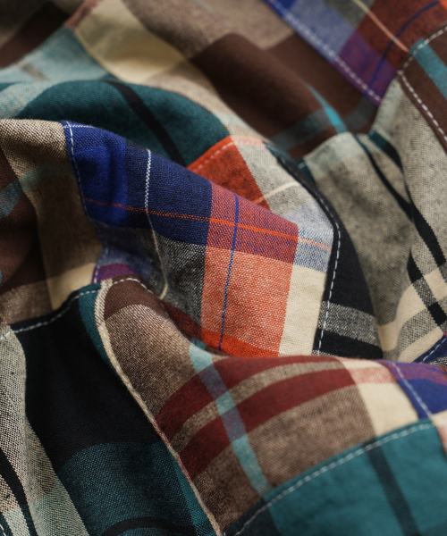 FRIZMWORKS(フリズムワークス)の「MADRAS PATCHWORK RELAXED SHIRT _ BEIGE(シャツ/ブラウス・メンズ・その他・SMALL/MEDIUM/LARGE/X-LARGE)」の8枚目の写真