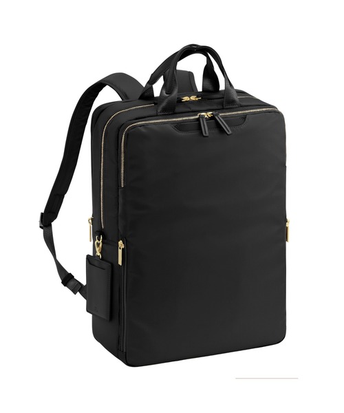 ACE GENE(エースジーン)の「【ace. GENE/エースジーン】 フィッテム ビジネスリュック 22L(25L)(バックパック/リュック・レディース・チャコール/ブラック系その他/ブラック/ベージュ・FREE)」の2枚目の写真