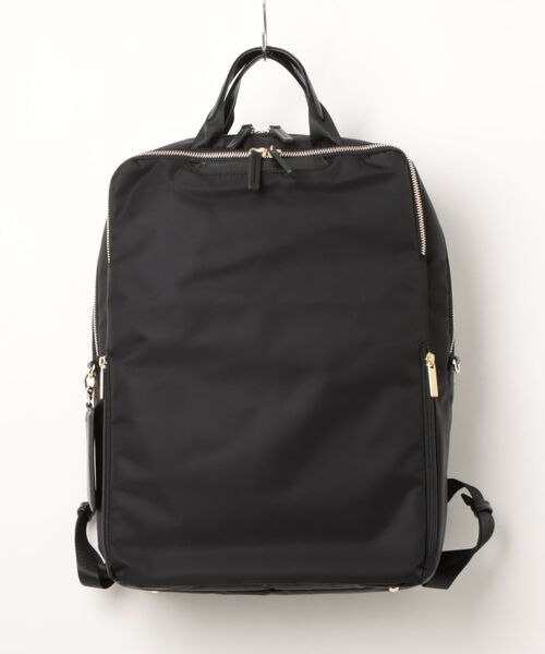 ACE GENE(エースジーン)の「【ace. GENE/エースジーン】 フィッテム ビジネスリュック 22L(25L)(バックパック/リュック・レディース・チャコール/ブラック系その他/ブラック/ベージュ・FREE)」の18枚目の写真
