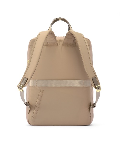 ACE GENE(エースジーン)の「【ace. GENE/エースジーン】 フィッテム ビジネスリュック 22L(25L)(バックパック/リュック・レディース・チャコール/ブラック系その他/ブラック/ベージュ・FREE)」の6枚目の写真