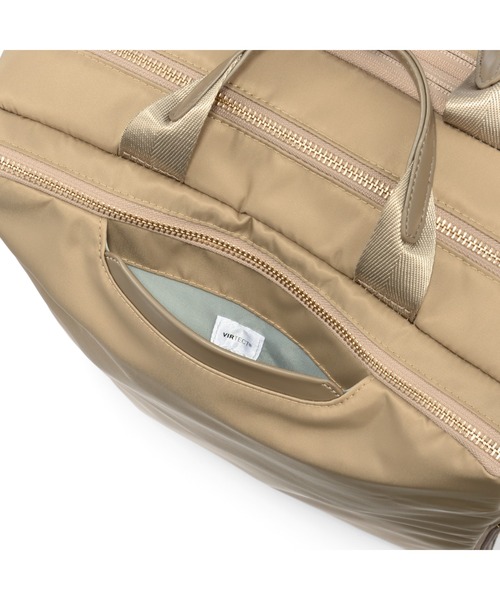 ACE GENE(エースジーン)の「【ace. GENE/エースジーン】 フィッテム ビジネスリュック 22L(25L)(バックパック/リュック・レディース・チャコール/ブラック系その他/ブラック/ベージュ・FREE)」の13枚目の写真