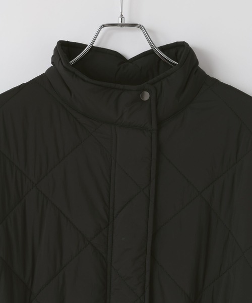LOWRYS FARM(ローリーズファーム)の「キルティングミドルコート 1046490(ダウンジャケット/コート・レディース・ブラック/カーキ/アイボリー・FREE)」の7枚目の写真